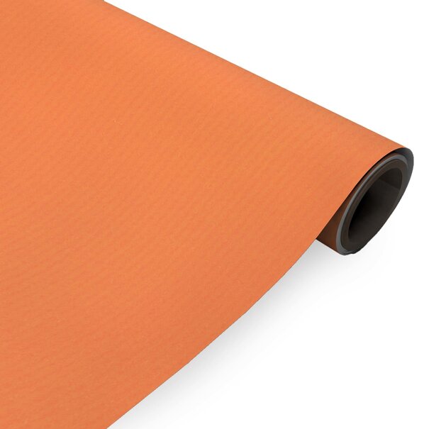 Lieferzeit ca. 5 Werktage Geschenkpapier Orange 50cm x 125mtr - Muster 142