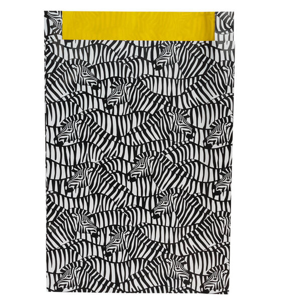 Lieferung aus Vorrat 100x Papiertüten Zebra 25x4x34cm