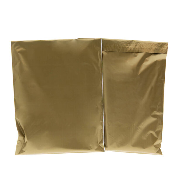 Lieferung aus Vorrat 100x Versandtaschen Gold Medium Hochformat