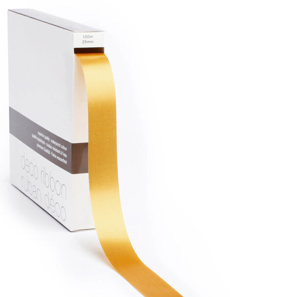 Lieferung aus Vorrat Farbband Satin Gold LARGE (25mm x100m)