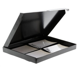 50x Maxibriefkarton A4 Schwarz
