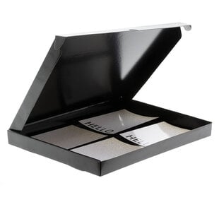 50x Maxibriefkarton A4 Schwarz