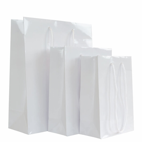 Sofort lieferbar 10x Geschenktüten Weiß A4