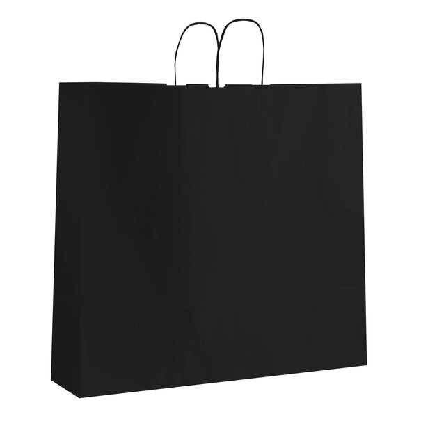 Sofort lieferbar 50x Papiertaschen Schwarz XXL