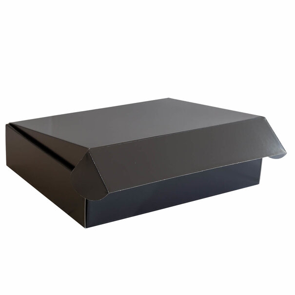 Sofort lieferbar 25x Postkartons Schwarz 350x280x80mm