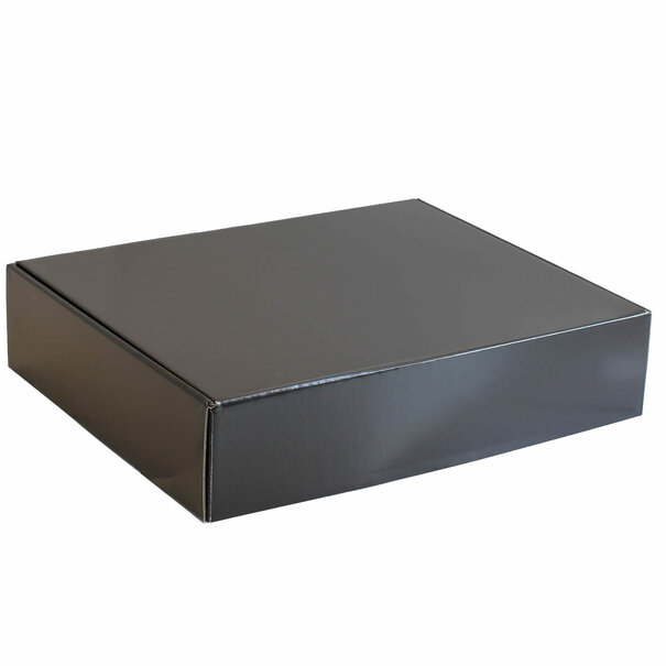 Sofort lieferbar 25x Postkartons Schwarz 350x280x80mm