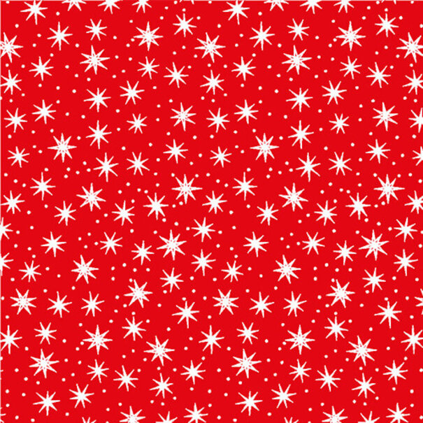 Lieferzeit ca. 5 Werktage Geschenkpapier Sterne Rot 30cm x 200mtr