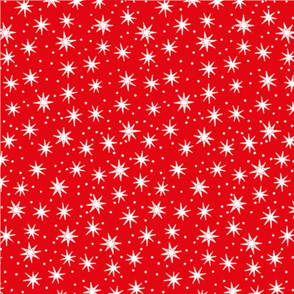 Lieferzeit ca. 5 Werktage Geschenkpapier Sterne Rot 50cm x 200mtr