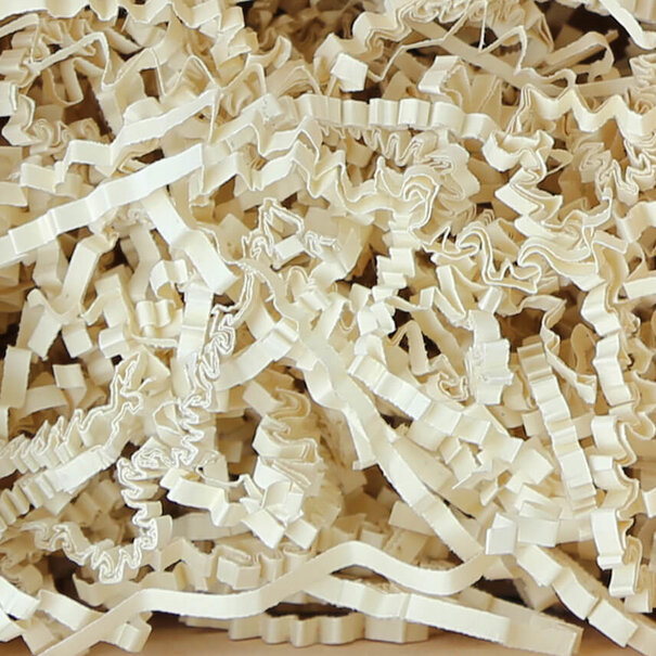 Sofort lieferbar Polstermaterial Papier Zickzack Creme 2kg