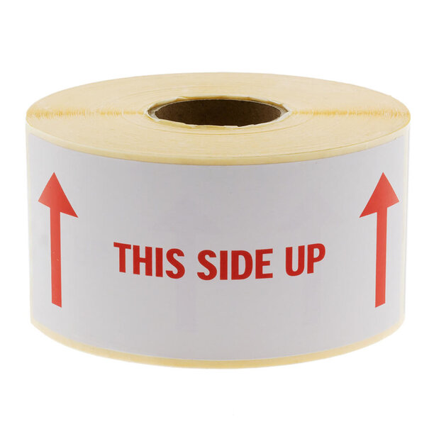 Lieferung aus Vorrat 500x Etikett 'This side up'