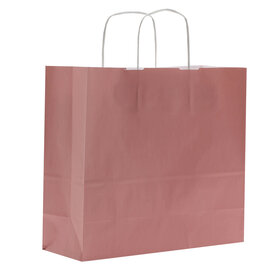 50x Papiertaschen Rosa Medium