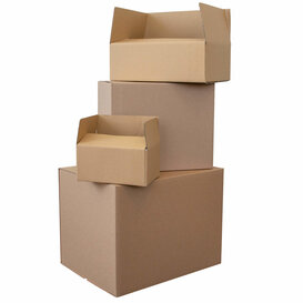 Kartons braun einfache Wellpappe 450x350x180mm