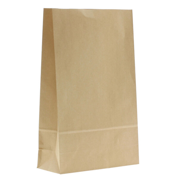 Sofort lieferbar 100x Blockbodenbeutel Braun Medium
