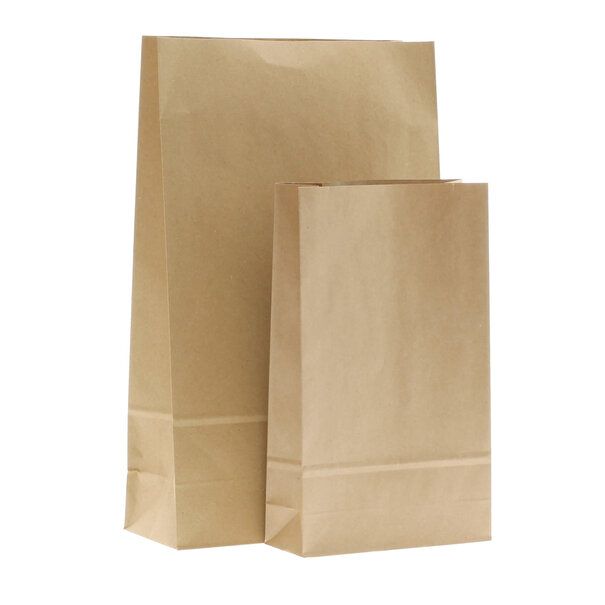 Sofort lieferbar 100x Blockbodenbeutel Braun Medium