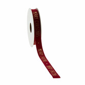 Geschenkband Merry Christmas Rot 15mm x 5m