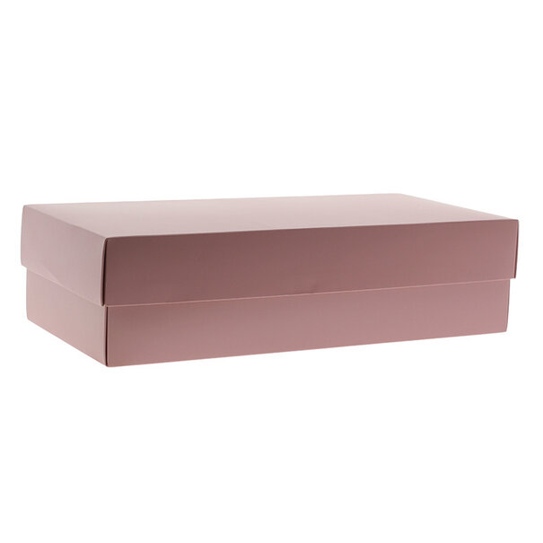 Sofort lieferbar 20x Geschenkkartons Mattrosa 355x168x94mm