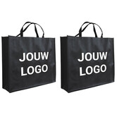 Shopper Druck Schwarz Non woven 54x14x45cm - Express