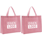 Shopper Druck Rosa Non woven 42x12x35cm - Express