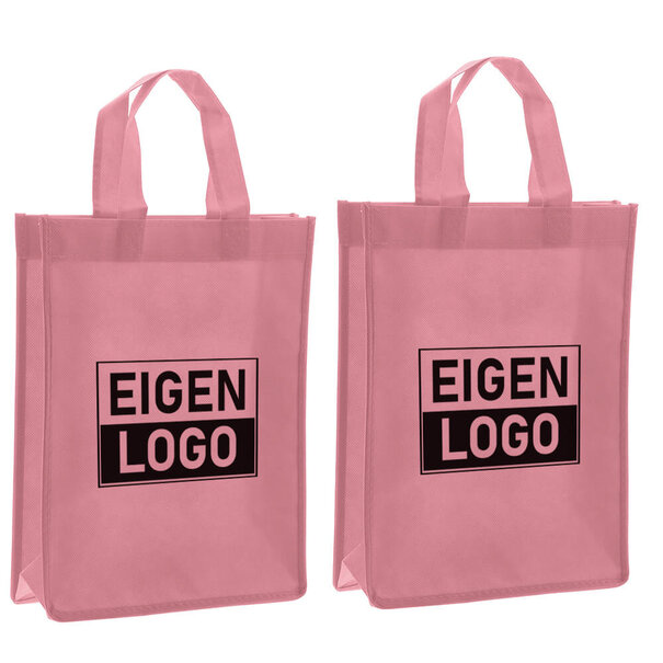 Expresslieferung: Lieferung ca. 7 Werktage Shopper Druck Rosa Non woven 24x10x30cm - Express