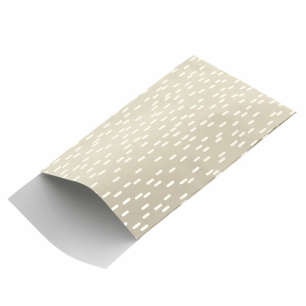 Sofort lieferbar 200 x Papiertüten Silber Streifen 7x13cm