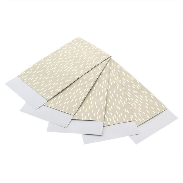 Sofort lieferbar 200 x Papiertüten Silber Streifen 7x13cm