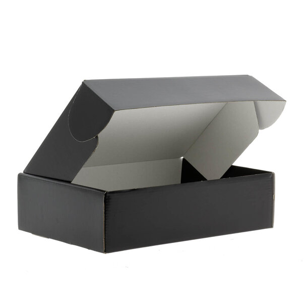 Sofort lieferbar 25x Postkartons  Schwarz 280x190x75mm