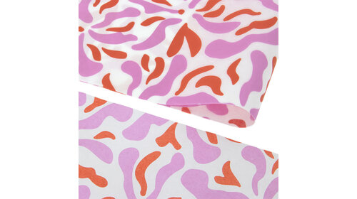 Seidenpapier 35x50cm Blumen Farbe