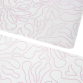 Seidenpapier 35x50cm Blumen Umriss
