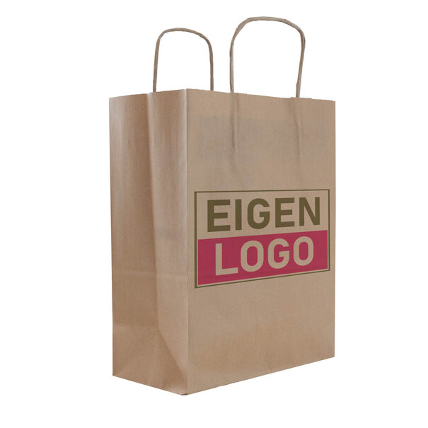 Lieferzeit ca. 5 Werktage Papiertüten A4 Braun Kraftpapier bedrucken