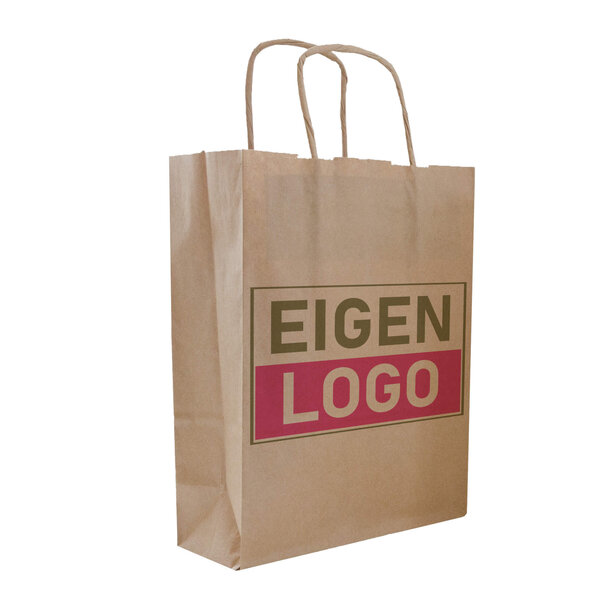 Lieferzeit ca. 5 Werktage Papiertüten A5 Braun Kraftpapier bedrucken