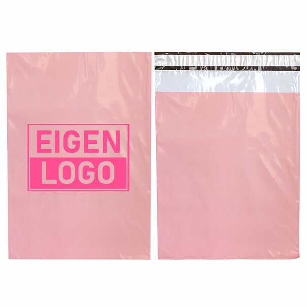 Lieferzeit ca. 7 Werktage Rosa Versandtaschen bedrucken mit NEON Medium