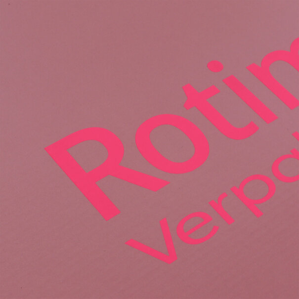 Lieferzeit ca.10 Werktage Maxibriefkartons Rosa A5 mit NEON bedrucken lassen