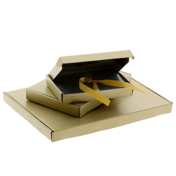 Sofort lieferbar 50x Maxibriefkarton A5 Gold