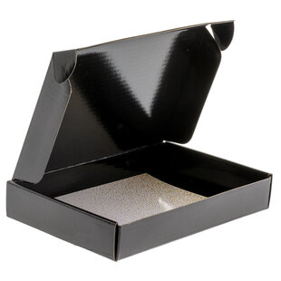 50x Maxibriefkarton A6 Schwarz