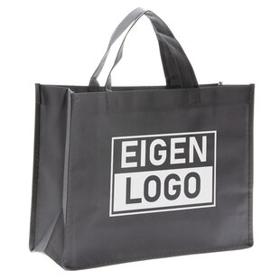 Shopper Druck Grau Non woven 32x12x25cm - Express