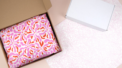 Verschiedene Möglichkeiten der Verwendung von Seidenpapier