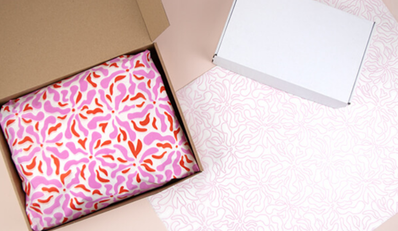 Verschiedene Möglichkeiten der Verwendung von Seidenpapier