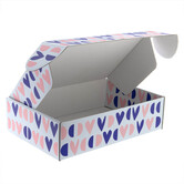 25x Postkartons Hearts 280x190x75mm
