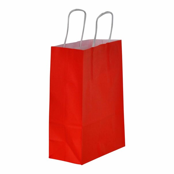 Sofort lieferbar 50x Papiertüten 18x08x24cm mit gedrehtem Griff