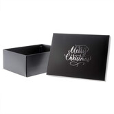 20x Weihnachtsgeschenkbox Schwarz 200x150x80mm