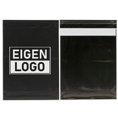 Schwarze Versandtaschen Druck Medium