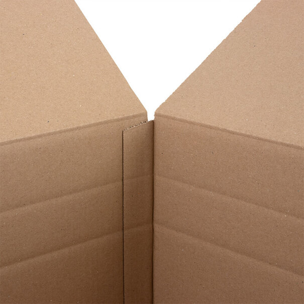 Sofort lieferbar Kartons Braun einfache Wellpappe 500x400x200mm + Rilllinien