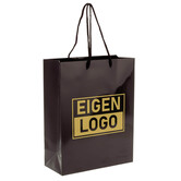 Geschenktasche bedrucken Schwarz A4