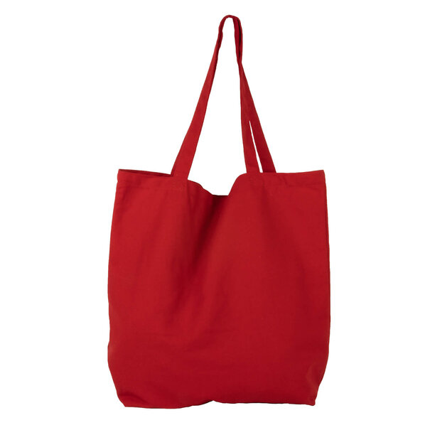 Lieferung aus Vorrat 10x Strandtasche aus Baumwolle Cherry Red