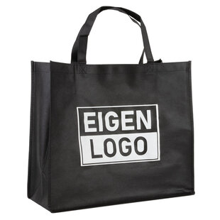 Shopper Druck Schwarz Non woven 45x20x40cm - Express