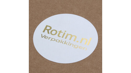 Aufkleber bedrucken lassen - Rund - Metallic