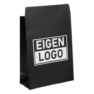 Papiertüten Druck Schwarz Klein