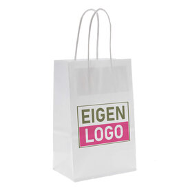 Papiertüten Extra Klein Weiß Druck