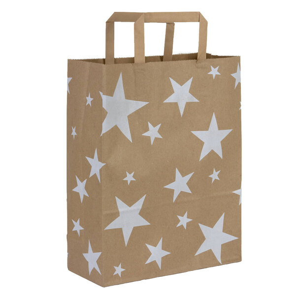 Sofort lieferbar 50x Haushaltstaschen White Stars M
