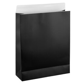 25x Geschenktüten Schwarz Matt Large